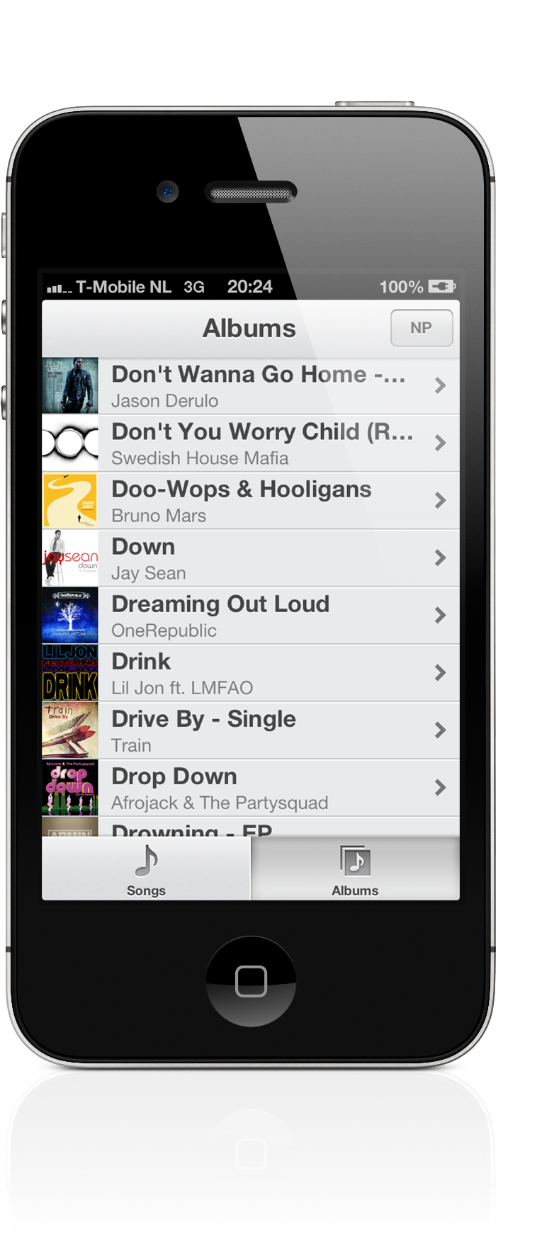 Smartphone_ Music_ Player_ App_ Display