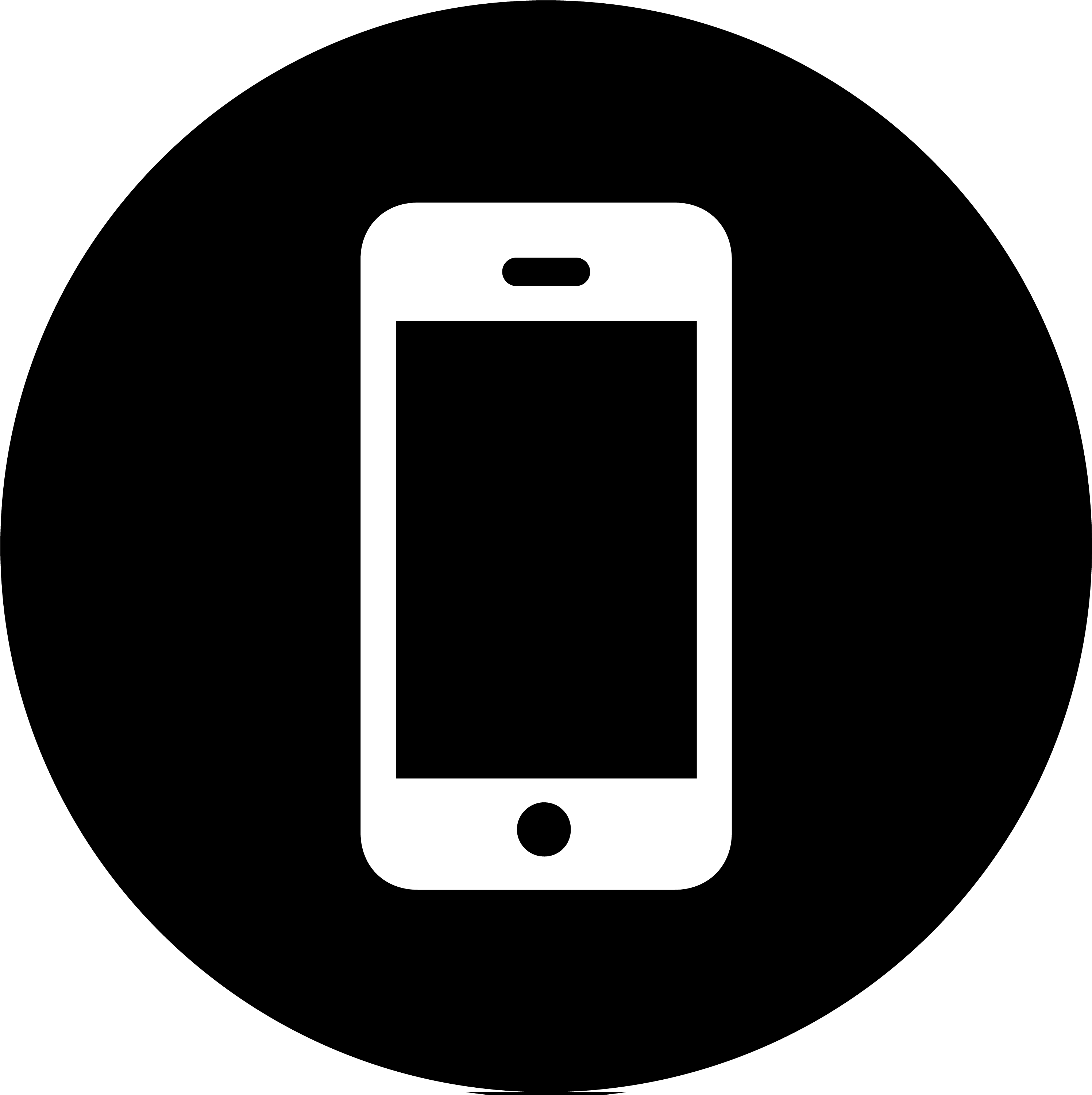 Smartphone Silhouette Icon