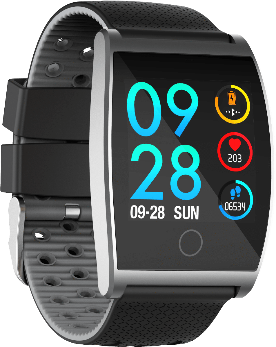 Smartwatch Displaying Health Metrics