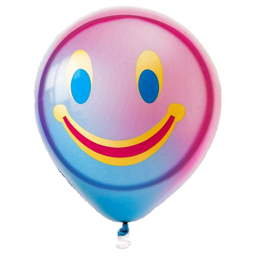 Smiley Balloon Art Png 62