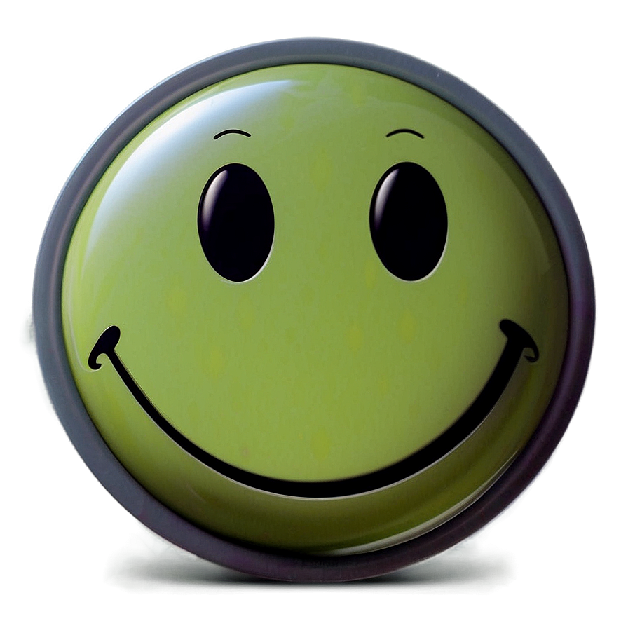 Smiley Face Sticker For Fun Png 06272024