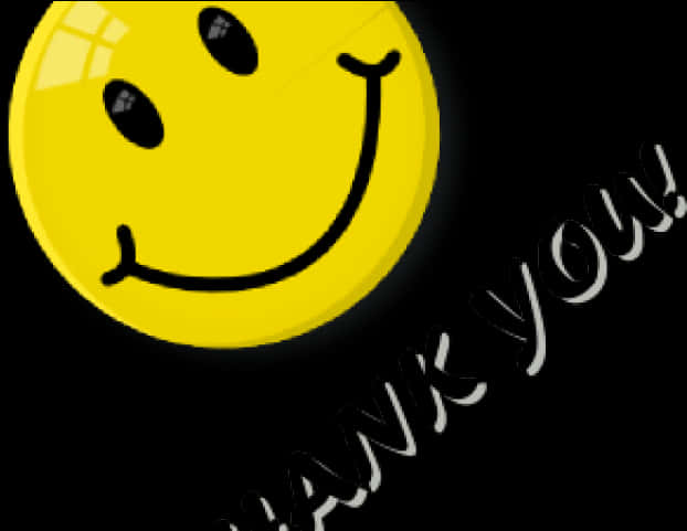 Smiley Face Thank You Graphic