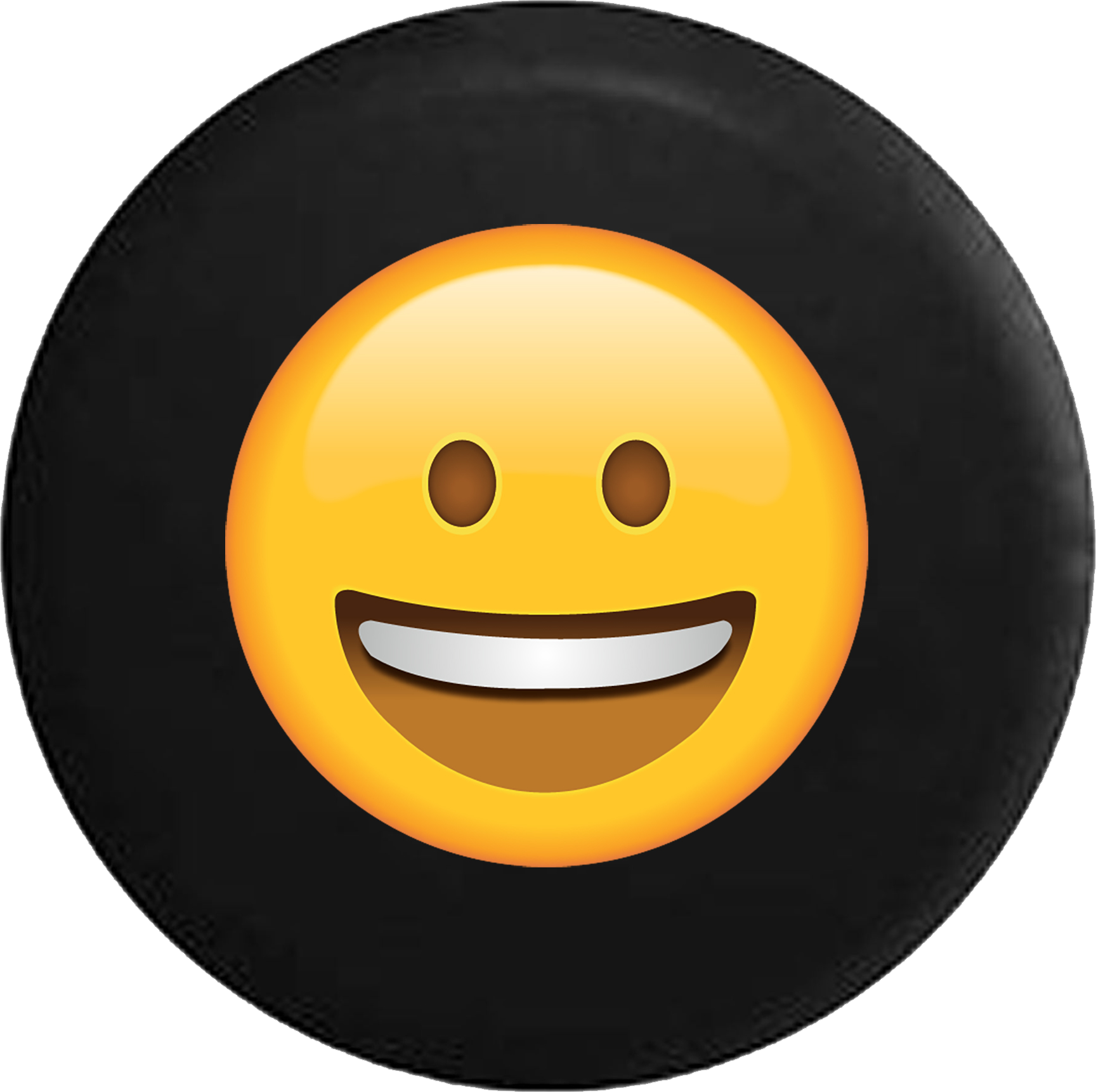 Smiley Face Vinyl Record Design