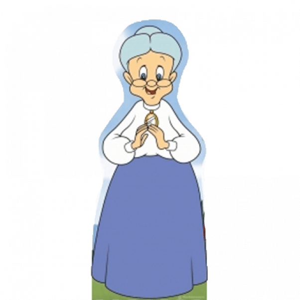 Smiling Animated Granny
