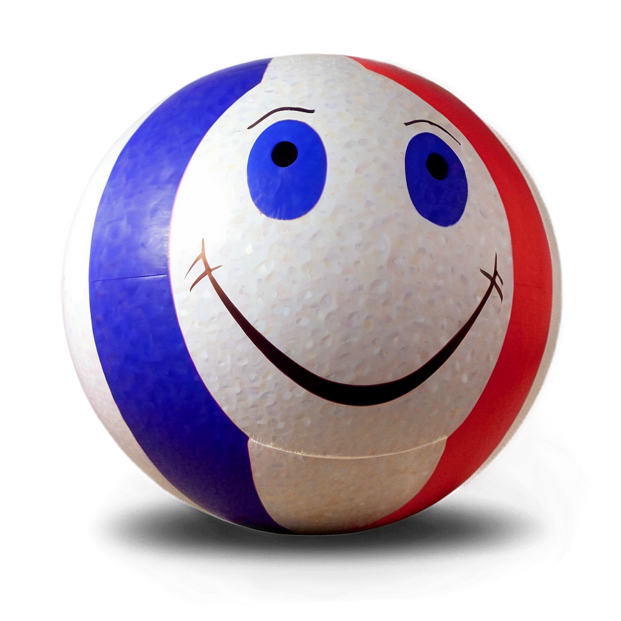 Smiling Beach Ball Png 05242024