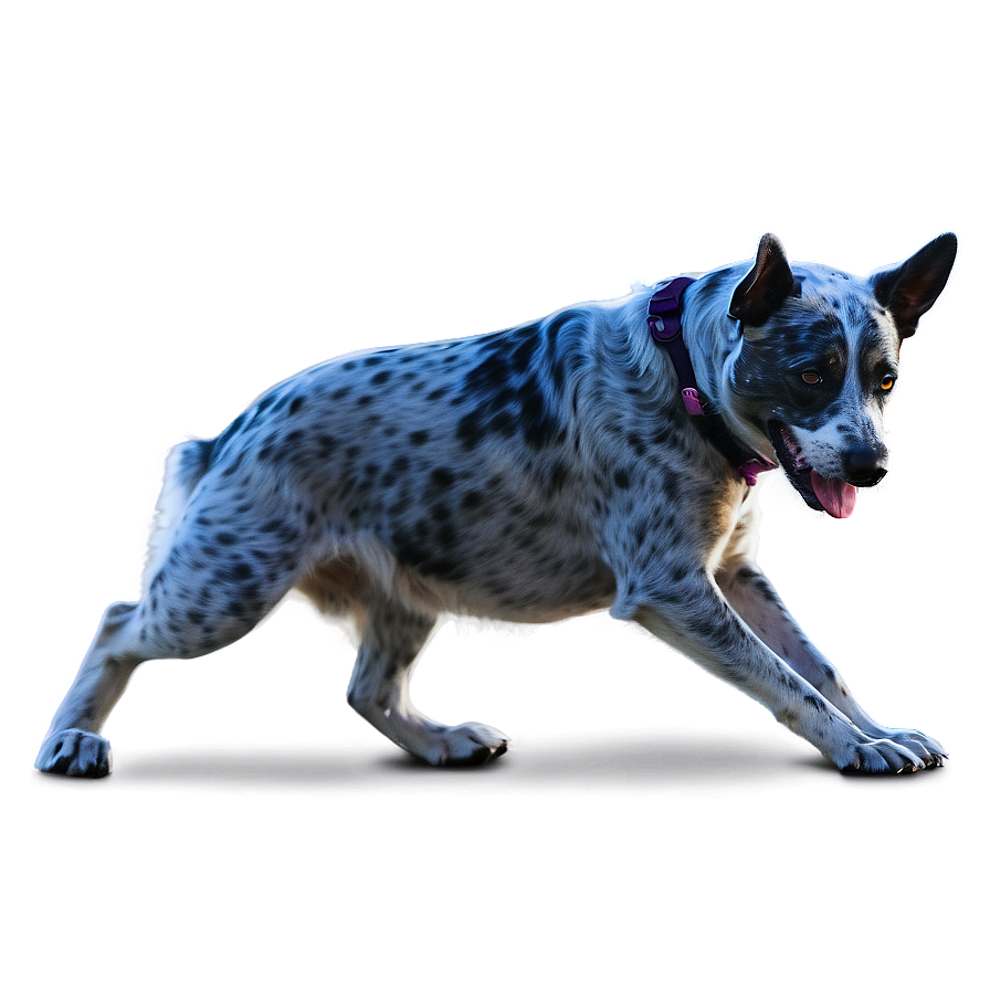 Smiling Blue Heeler Dog Png Qgj29