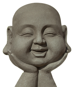 Smiling Buddha Statue Sculpture