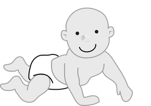 Smiling Cartoon Baby