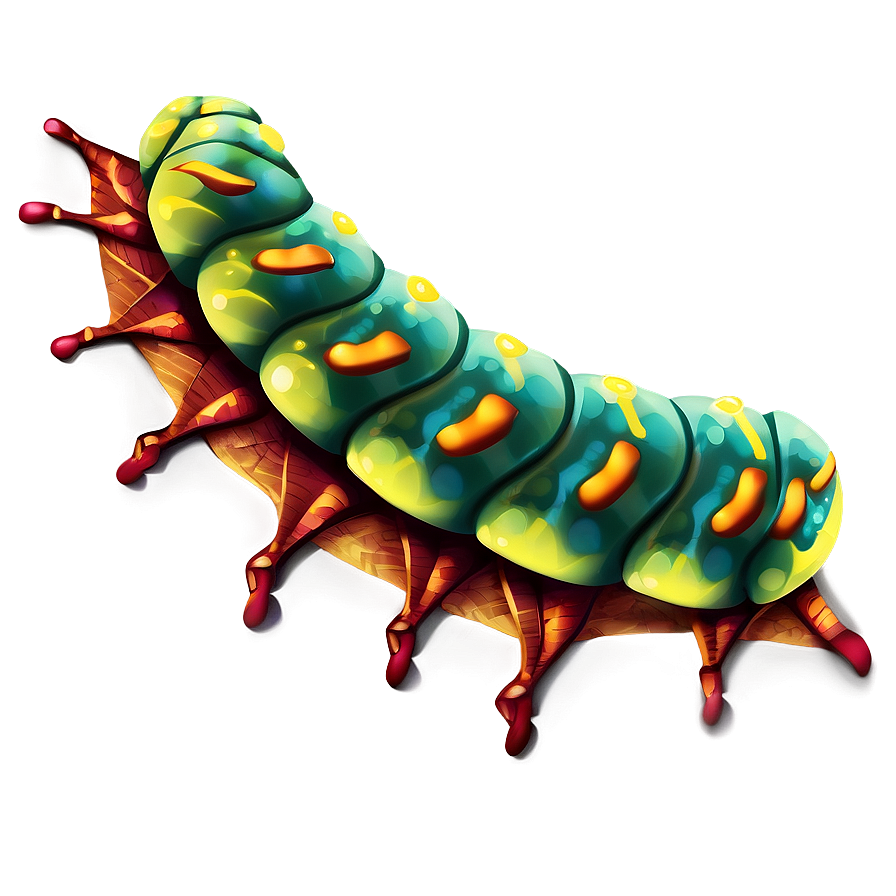 Smiling Caterpillar Clipart Png 05232024