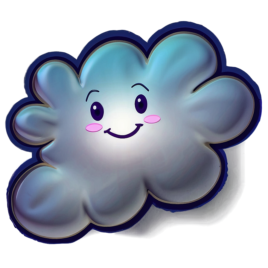 Smiling Cloud Clipart Png Rtc