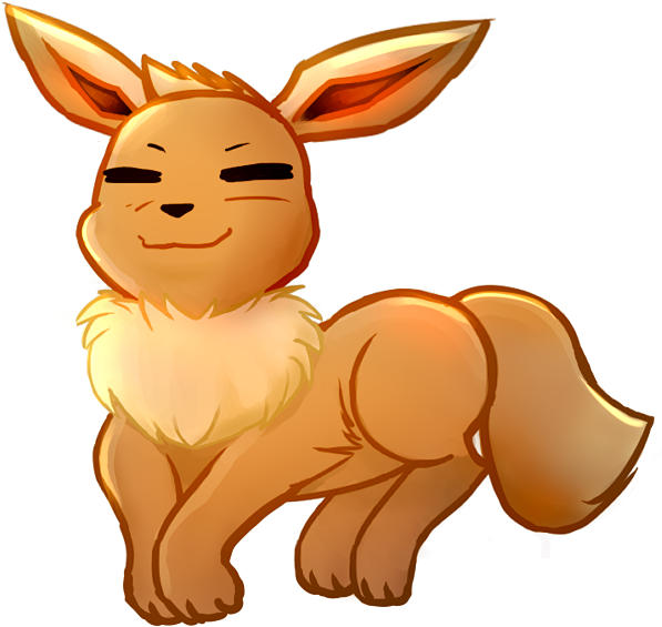 Smiling Eevee Artwork.png