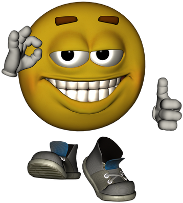 Smiling Emoji Thumbs Up Sneakers