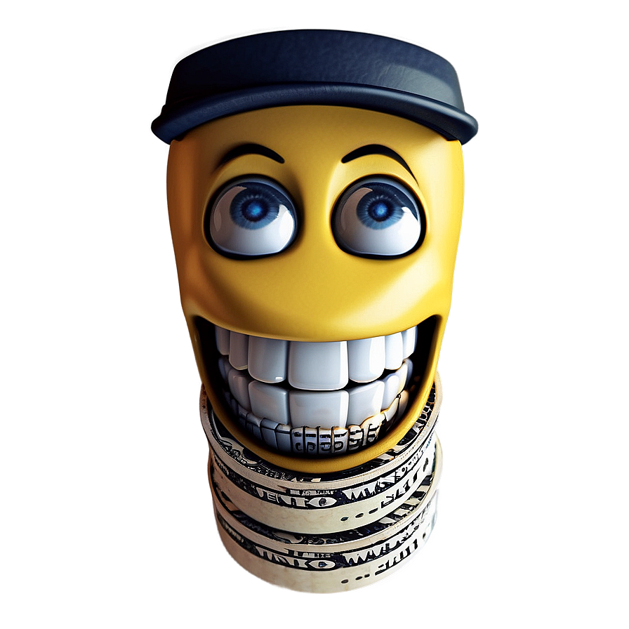 Smiling Emoji With Money Mouth Png Fbq16