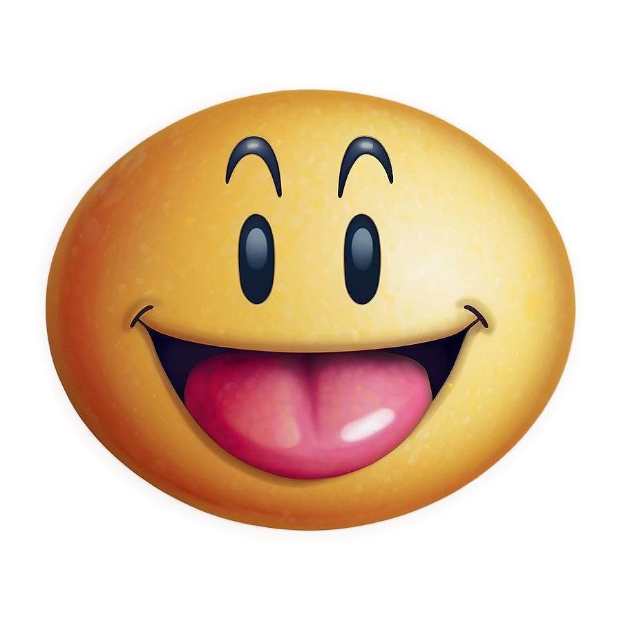 Smiling Emoji With Stuck-out Tongue Png Dqk