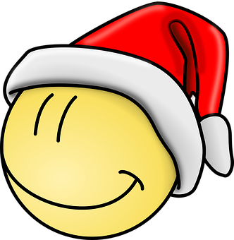 Smiling Emojiwith Santa Hat