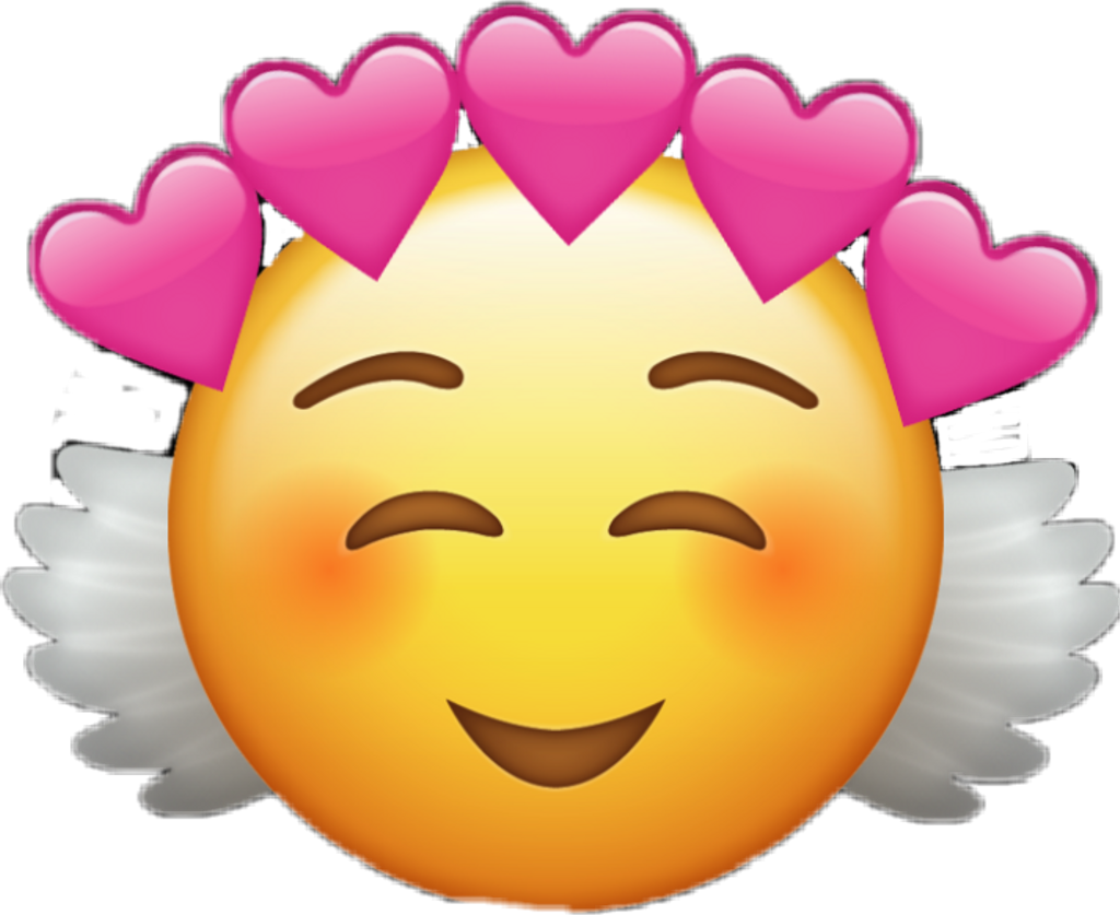 Smiling Face Angel Hearts Emoji.png