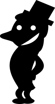 Smiling Face Illusion Black Background