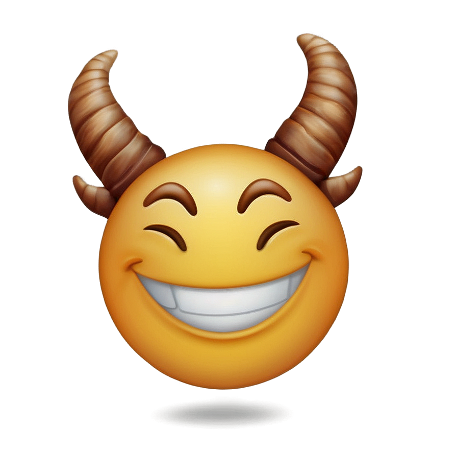 Smiling Face With Horns Emoji Png Fid