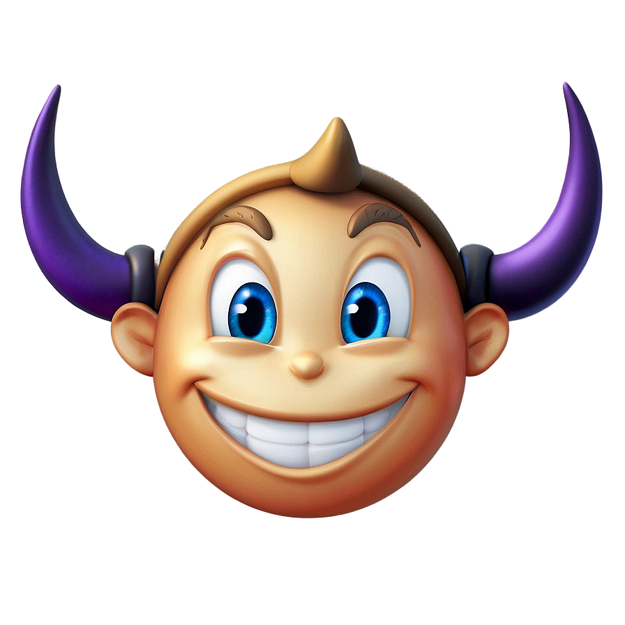 Smiling Face With Horns Emoji Png Imt