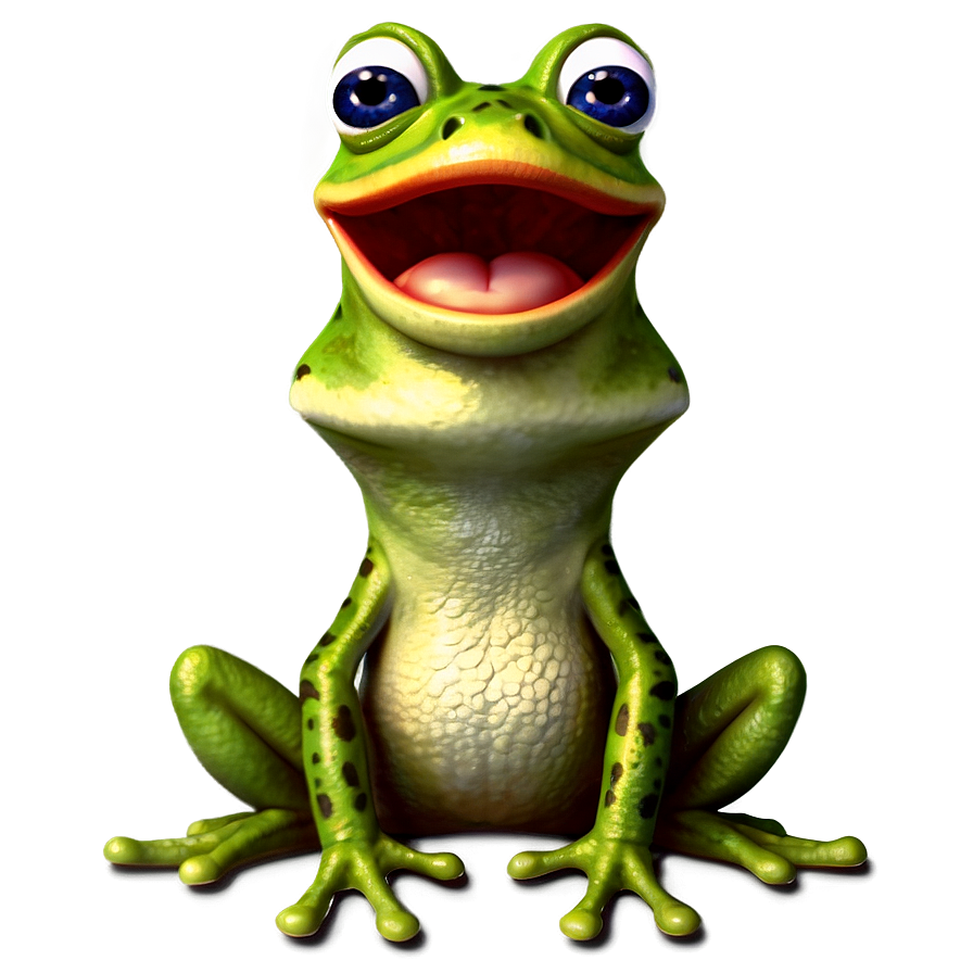 Smiling Frog Cartoon Png 06272024