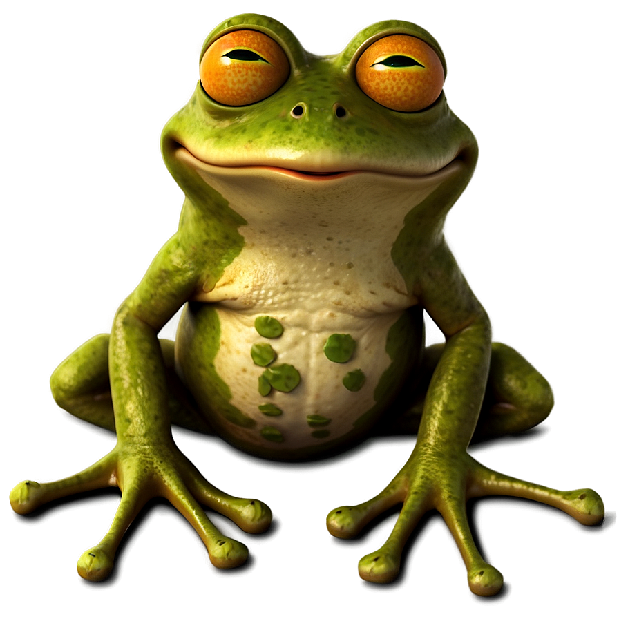 Smiling Frog Clipart Png 05062024