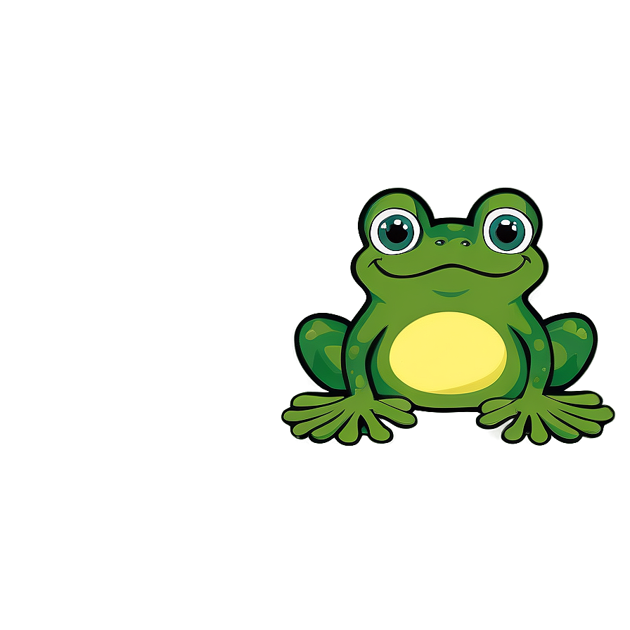 Smiling Frog Clipart Png Fda