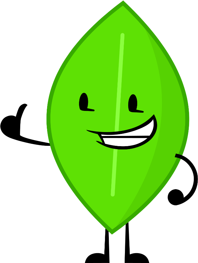 Smiling Green Leaf Character.png