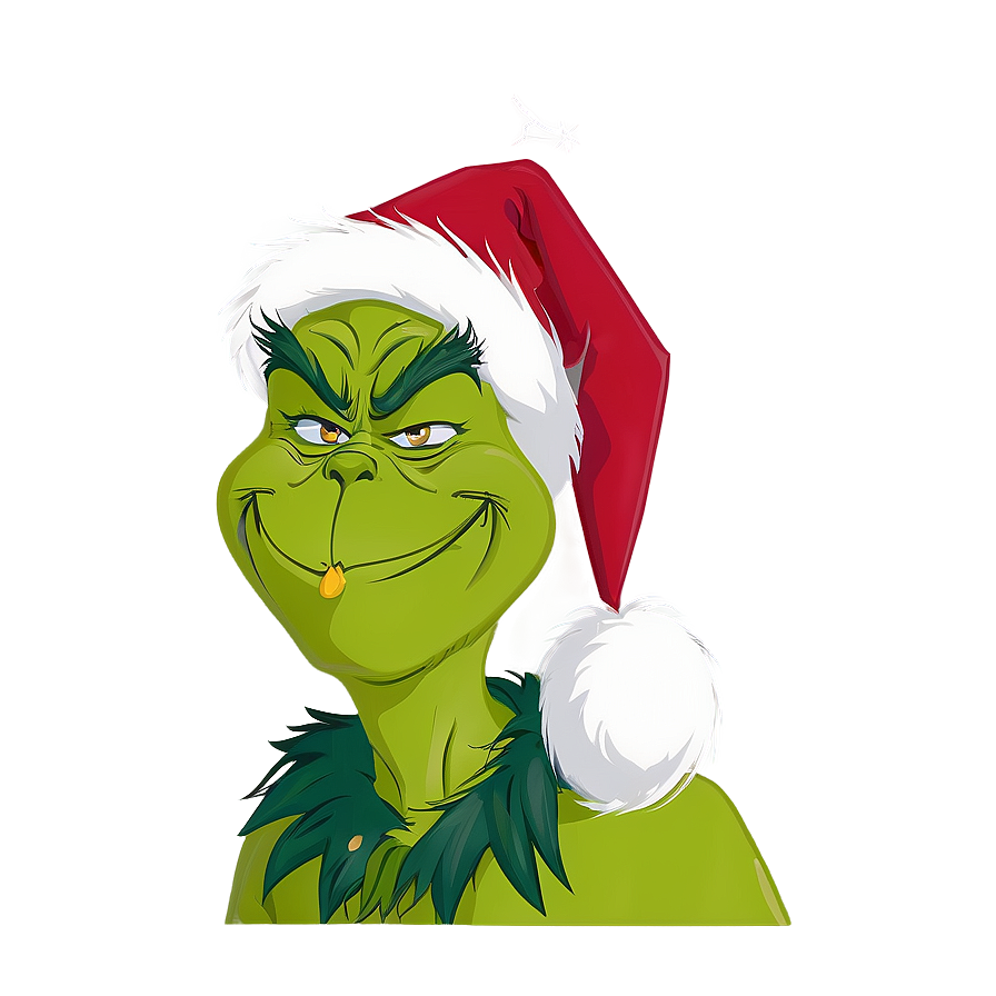 Smiling Grinch Png 05042024