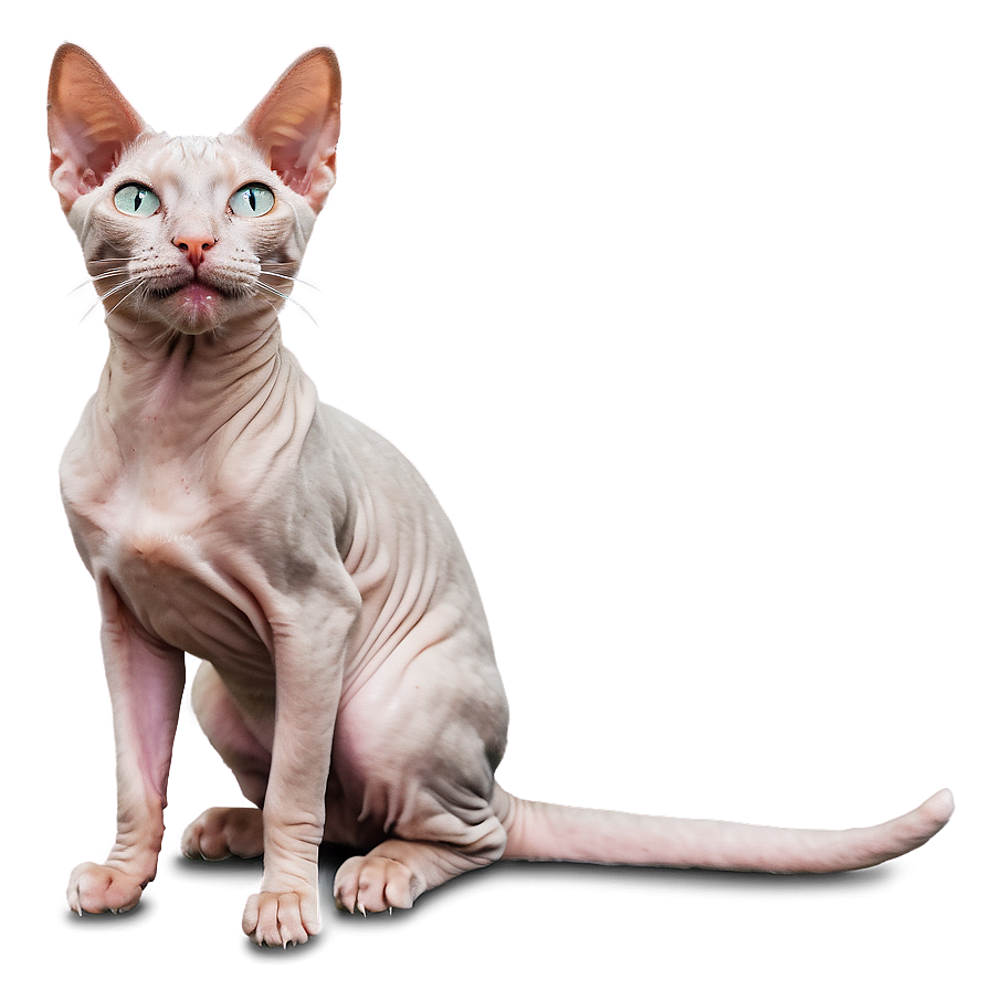 Smiling Hairless Cat Png Lhs56