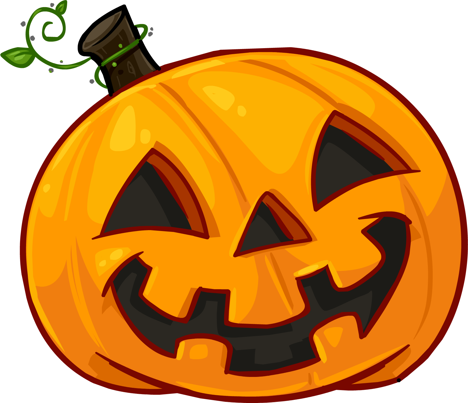 Smiling Jack O Lantern Illustration.png