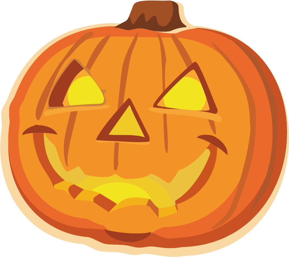 Smiling Jack O Lantern Illustration.png