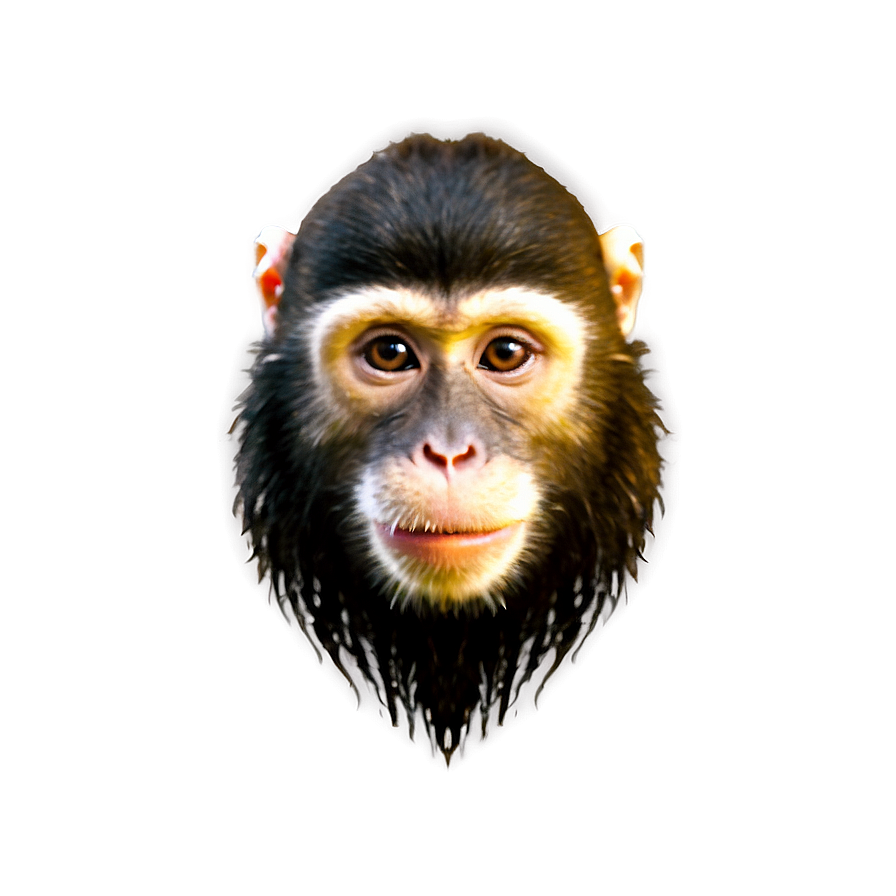 Smiling Monkey Face Png Haa27