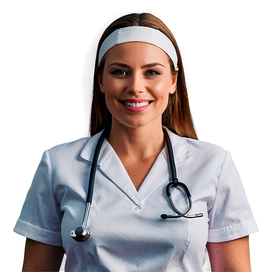 Smiling Nurse Character Png 05242024