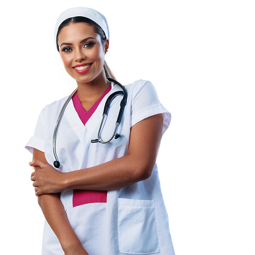 Smiling Nurse Character Png 10