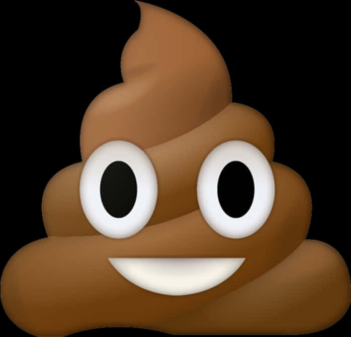 Smiling Poop Emoji Graphic