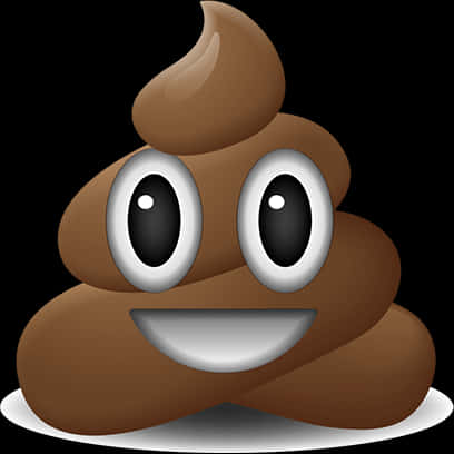 Smiling Poop Emoji Illustration