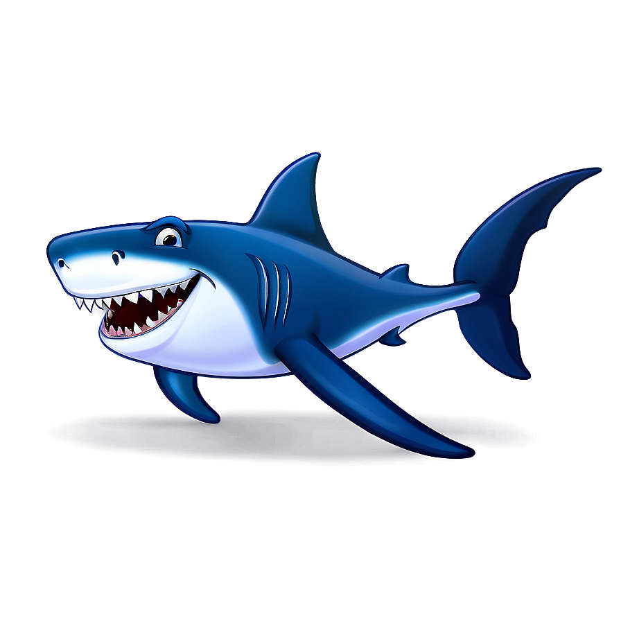 Smiling Shark Cartoon Png 36