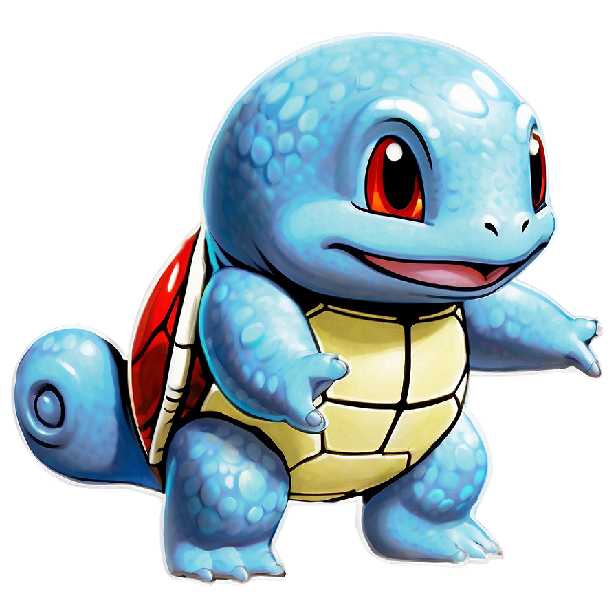 Smiling Squirtle Graphic Png Vyn