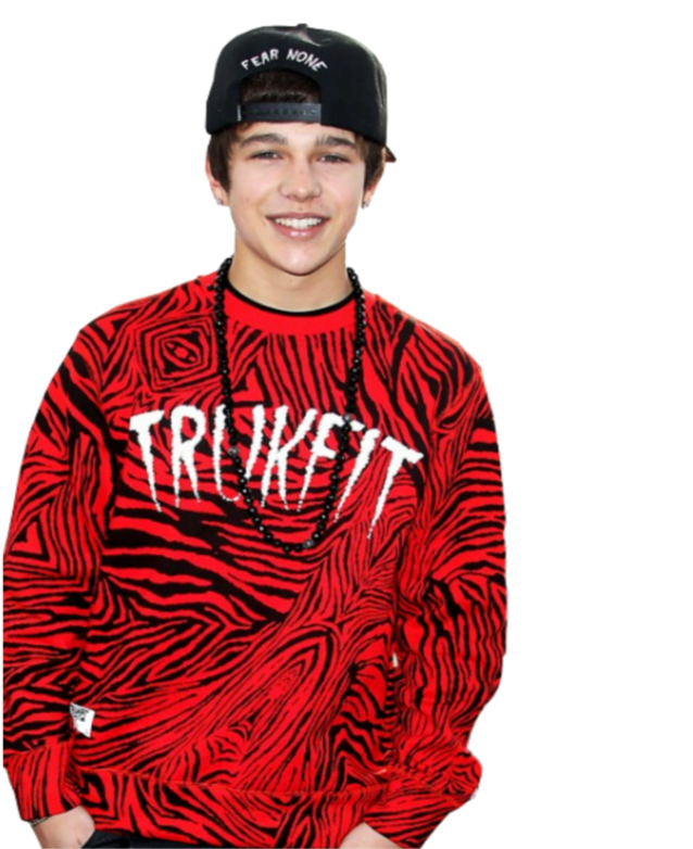 Smiling Teenin Red Zebra Print Shirt