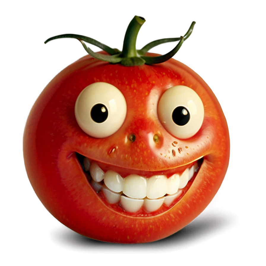 Smiling Tomato Png 05242024