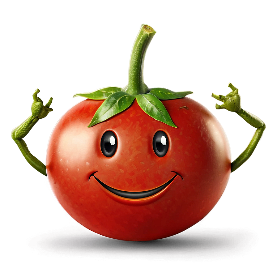 Smiling Tomato Png 05242024