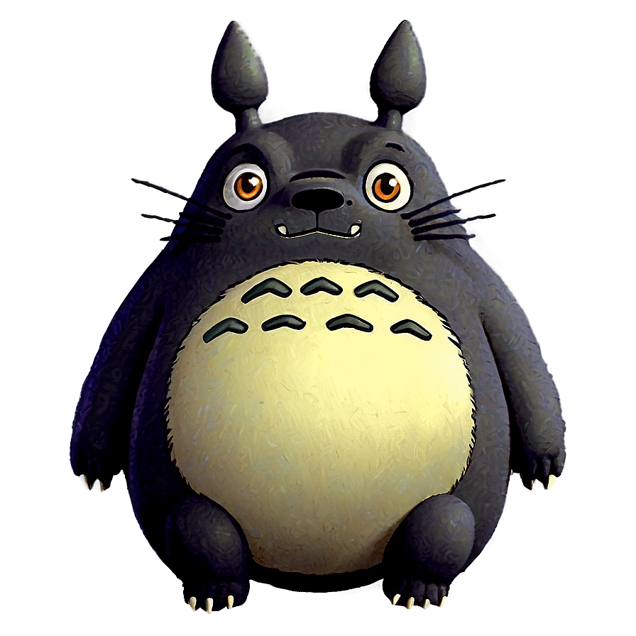 Smiling Totoro Cartoon Png 76