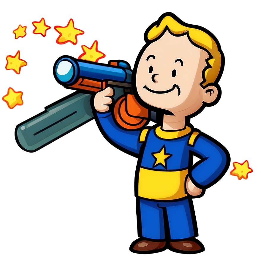 Smiling Vault Boy Clipart Png 51