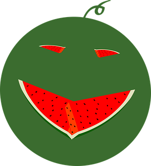 Smiling Watermelon Cartoon