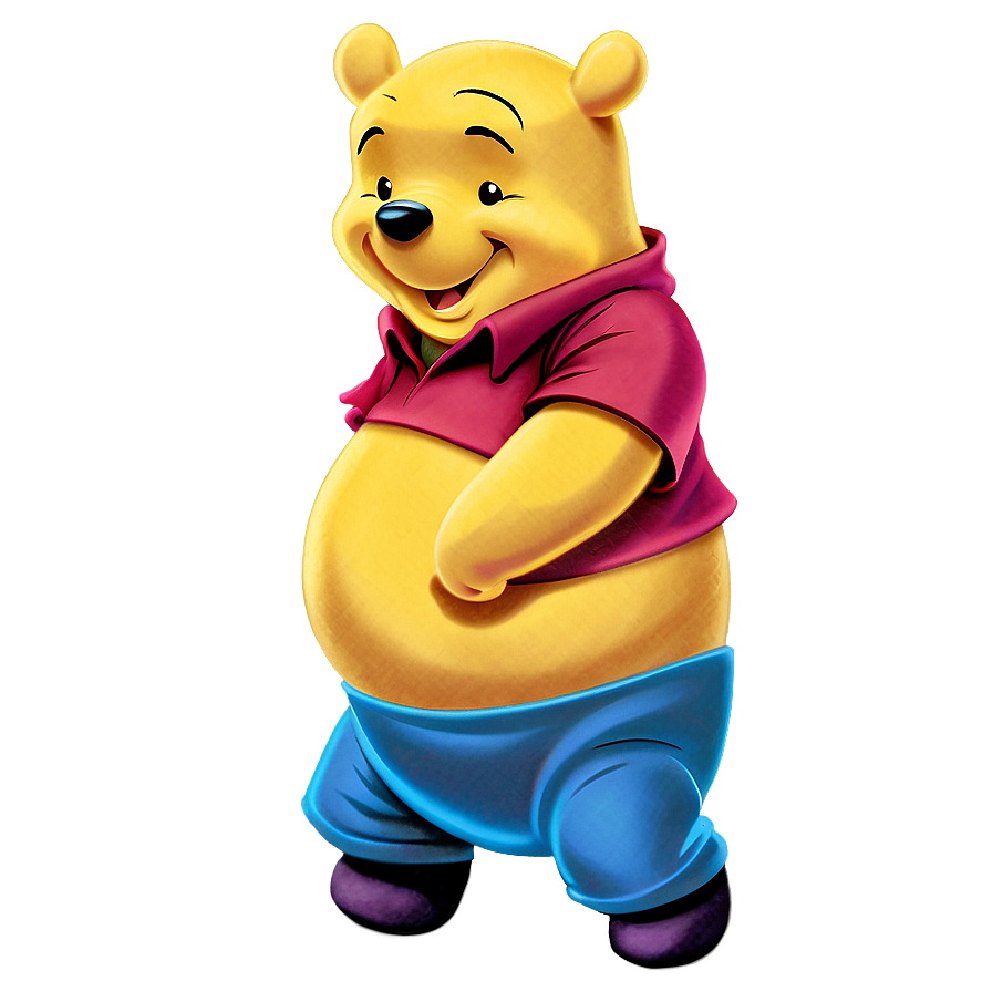 Smiling Winnie The Pooh Png 6