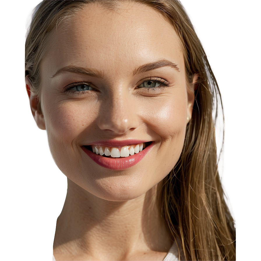 Smiling Woman Face Png Ekw32