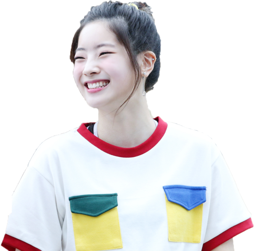 Smiling Womanin Colorful Top