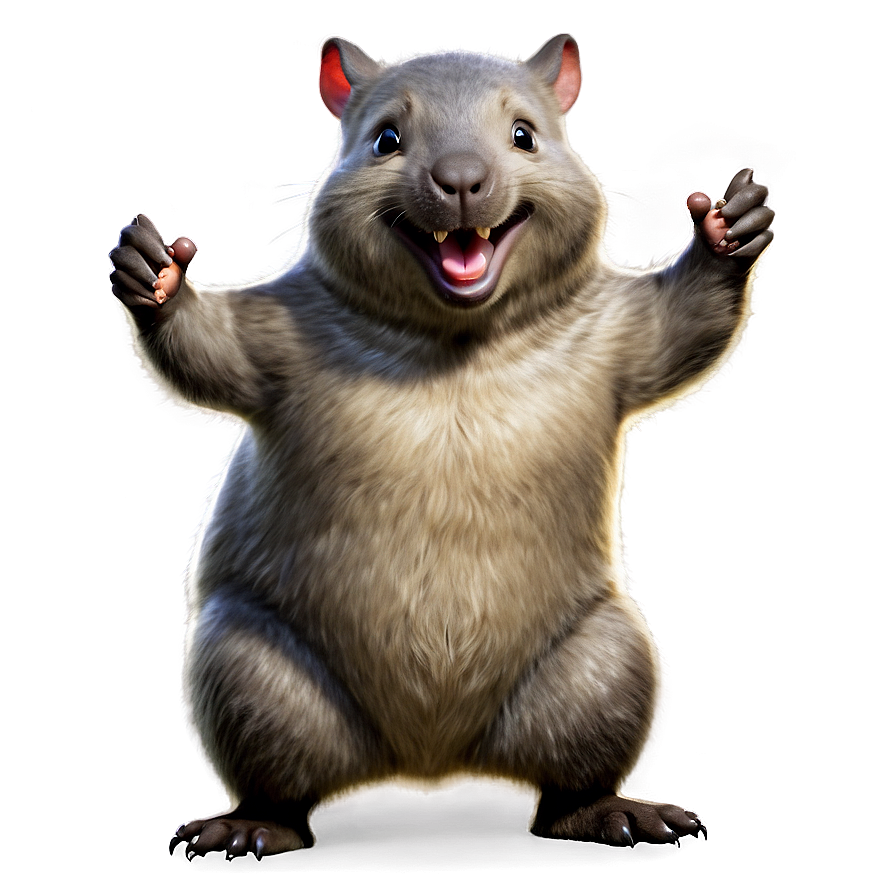 Smiling Wombat Png 51