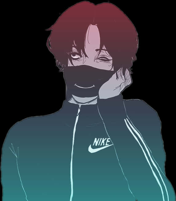 Smirking Character Nike Sweater