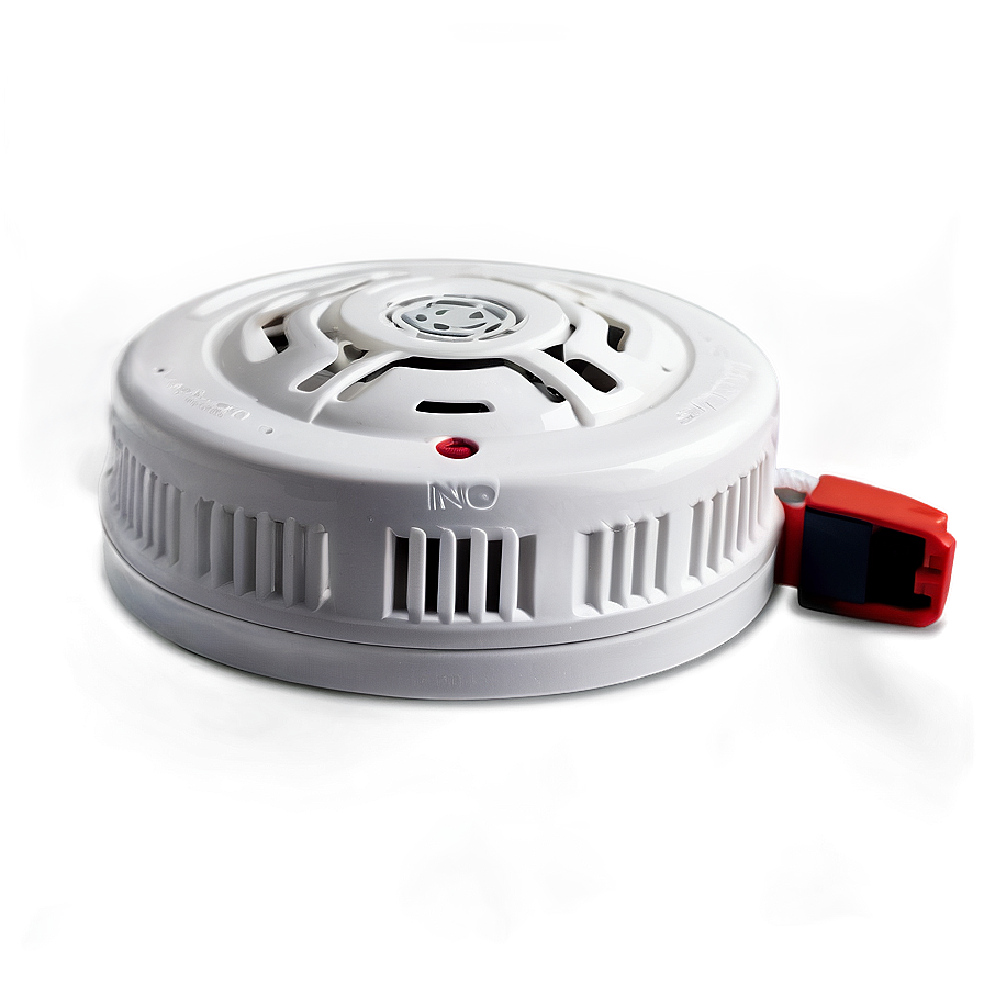 Smoke Detector On White Background Png 84